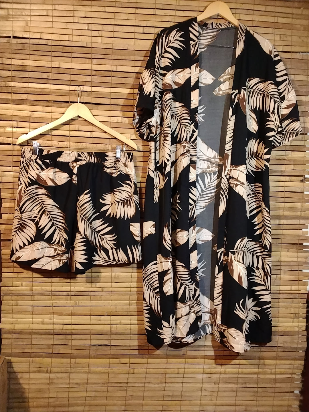 2 Piece kimono and shorts set