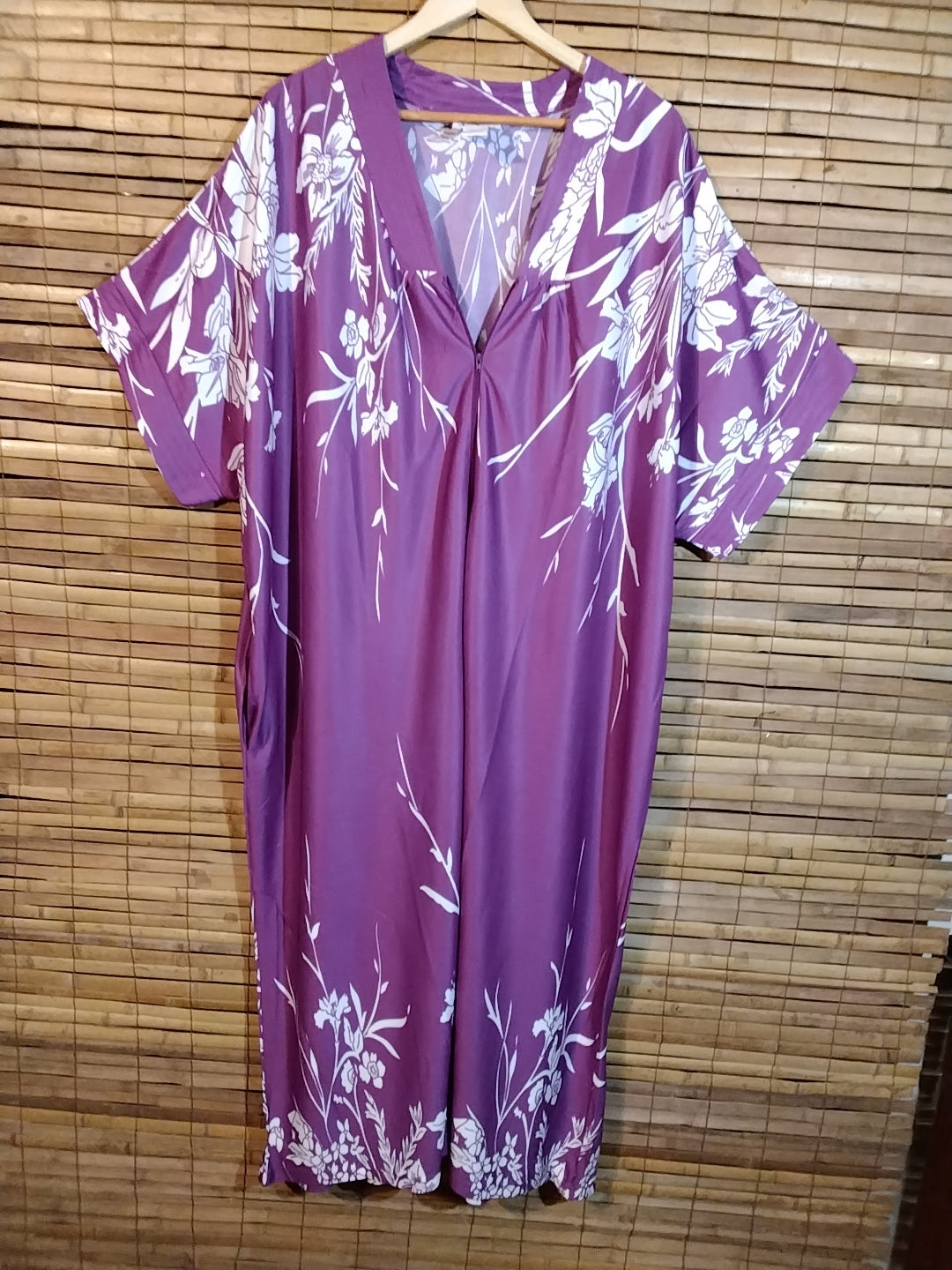 Floral Caftan with zipper