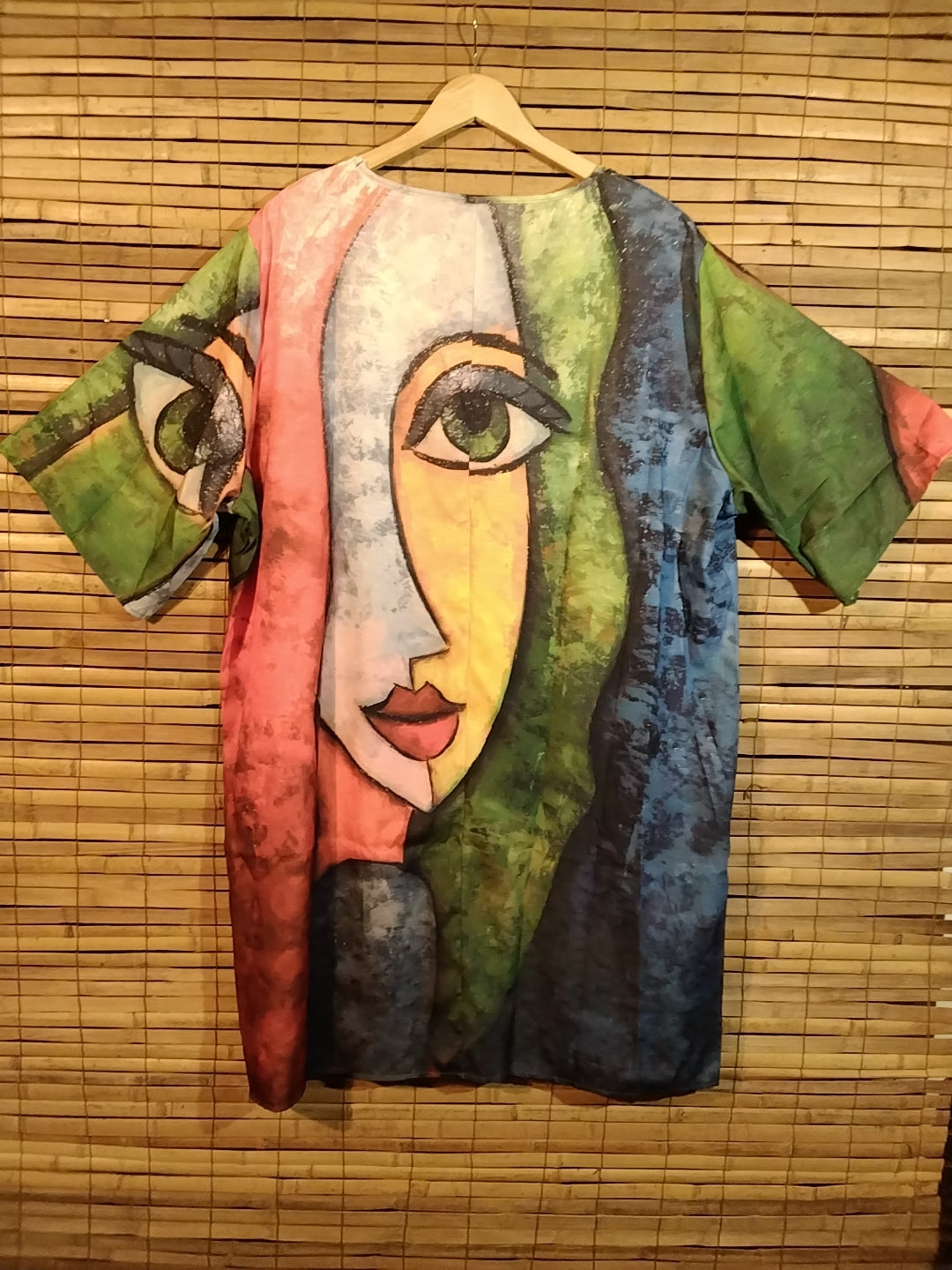 Short Picasso Dress with Sleeves