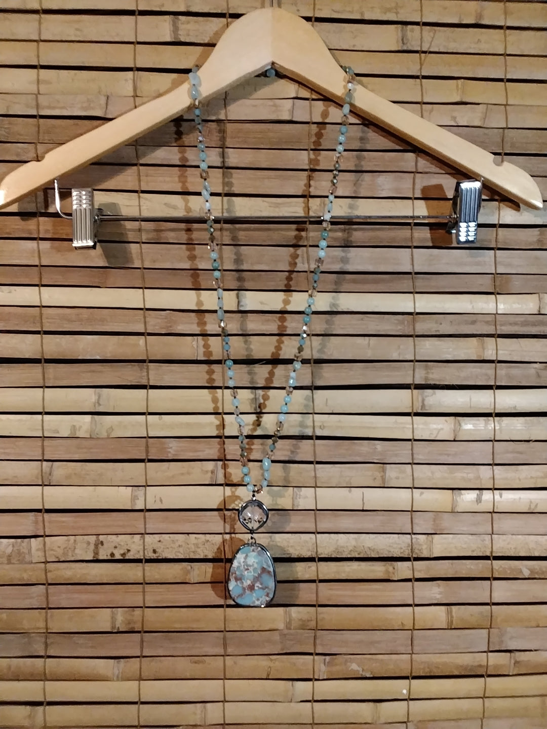 Long Agate Necklace
