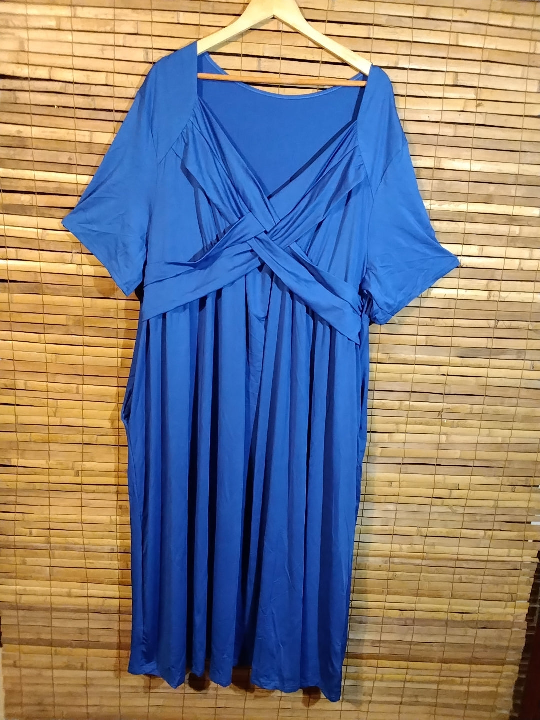 Criss Cross Neckline Dress