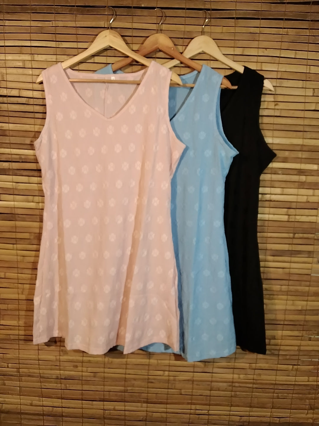 Embossed Flower Dress