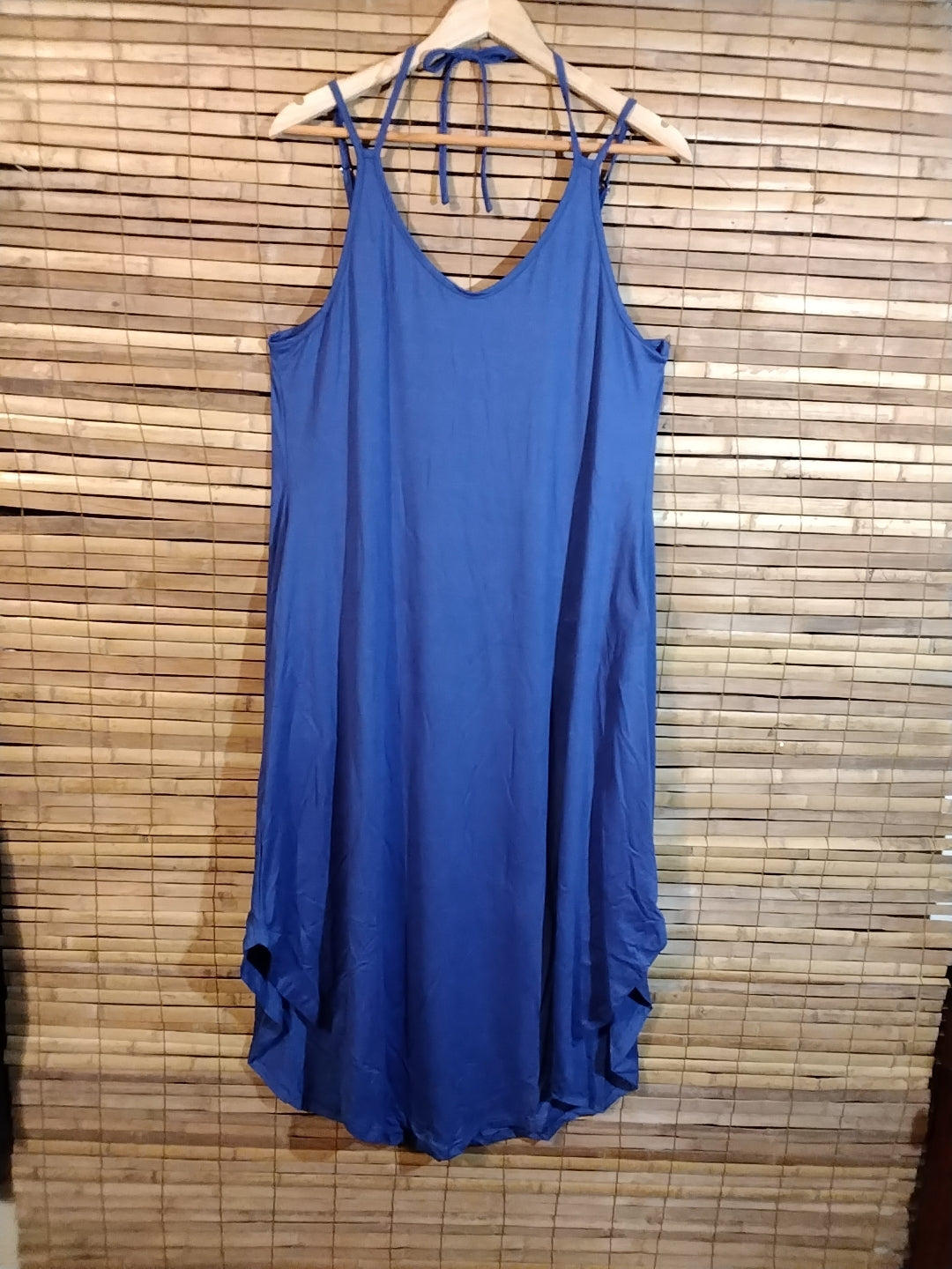 Strapped tieback dress