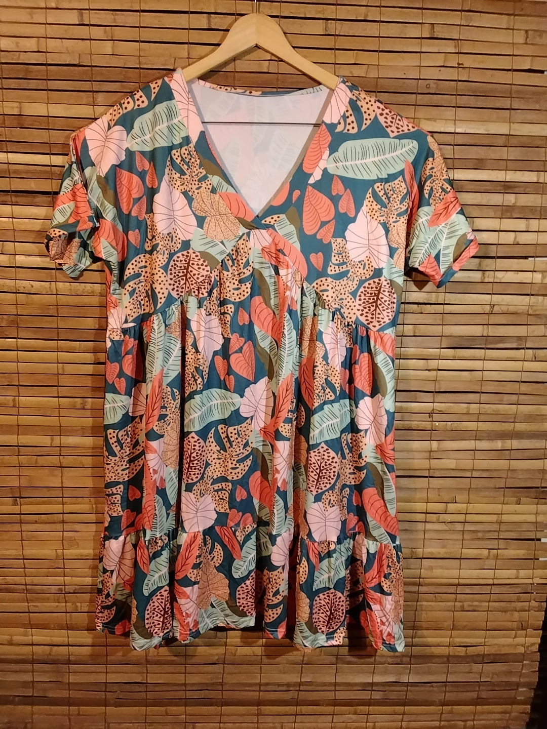 Montstera Leaf Dress