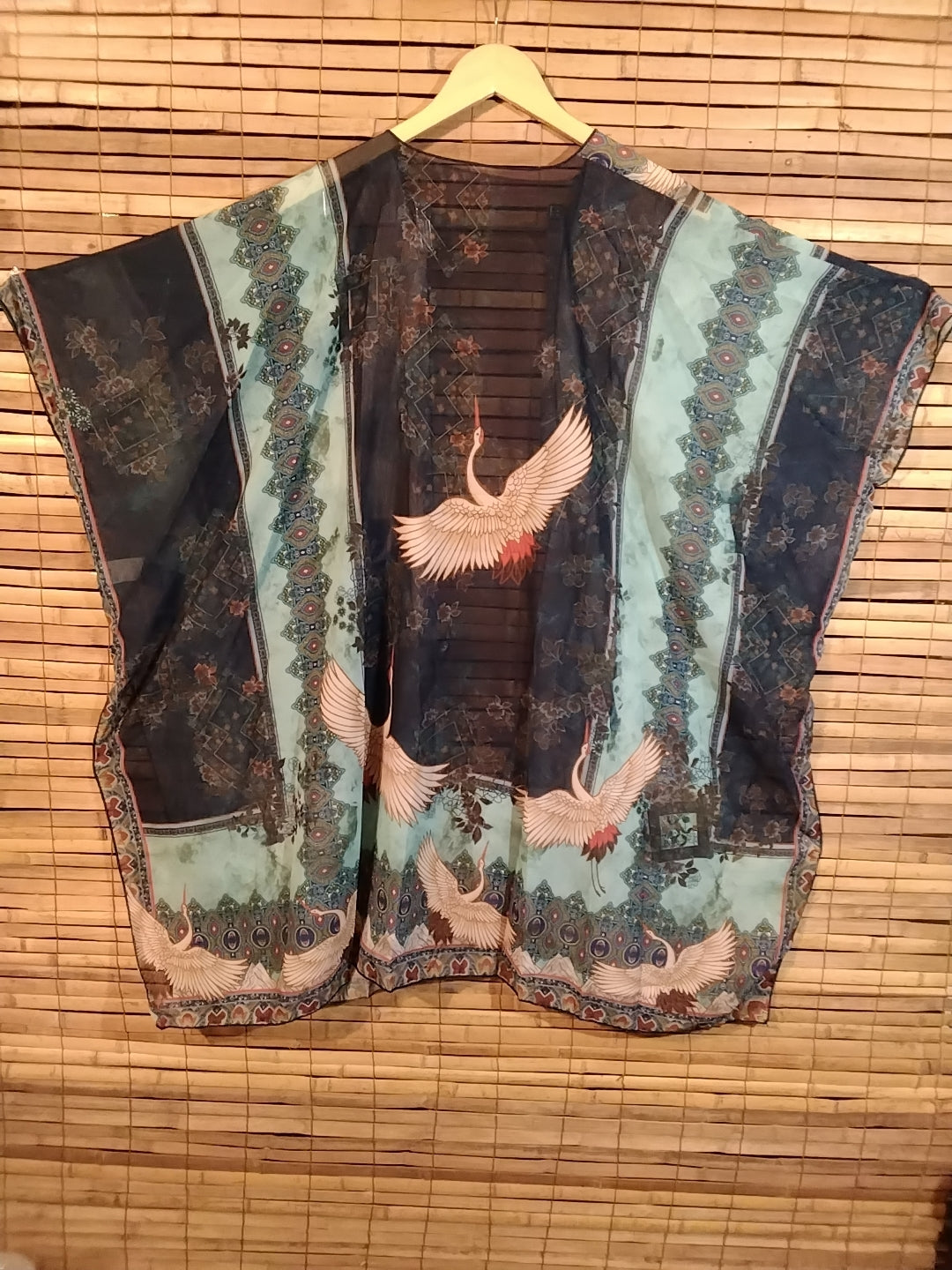 Crane Kimono