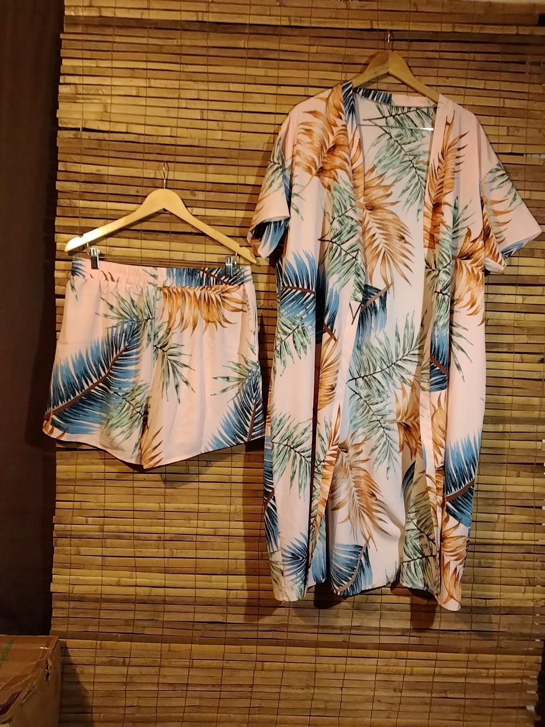 2 Piece Kimono and shorts set