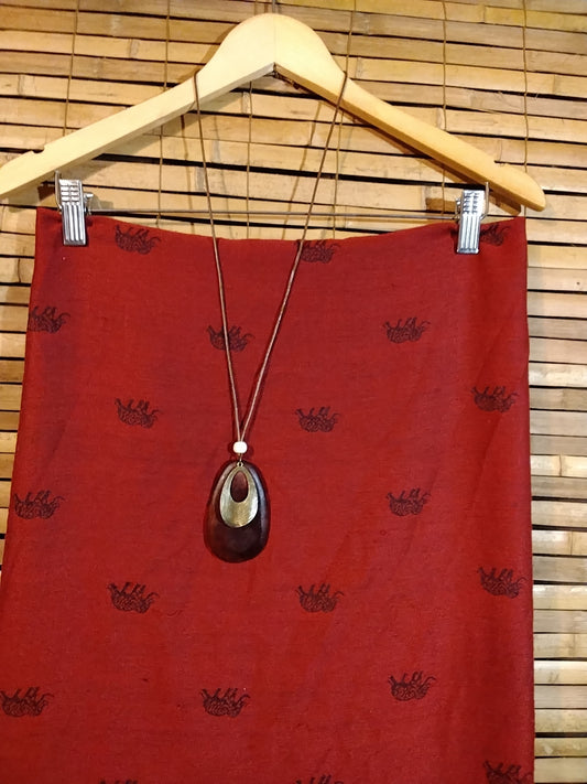 Wood necklace
