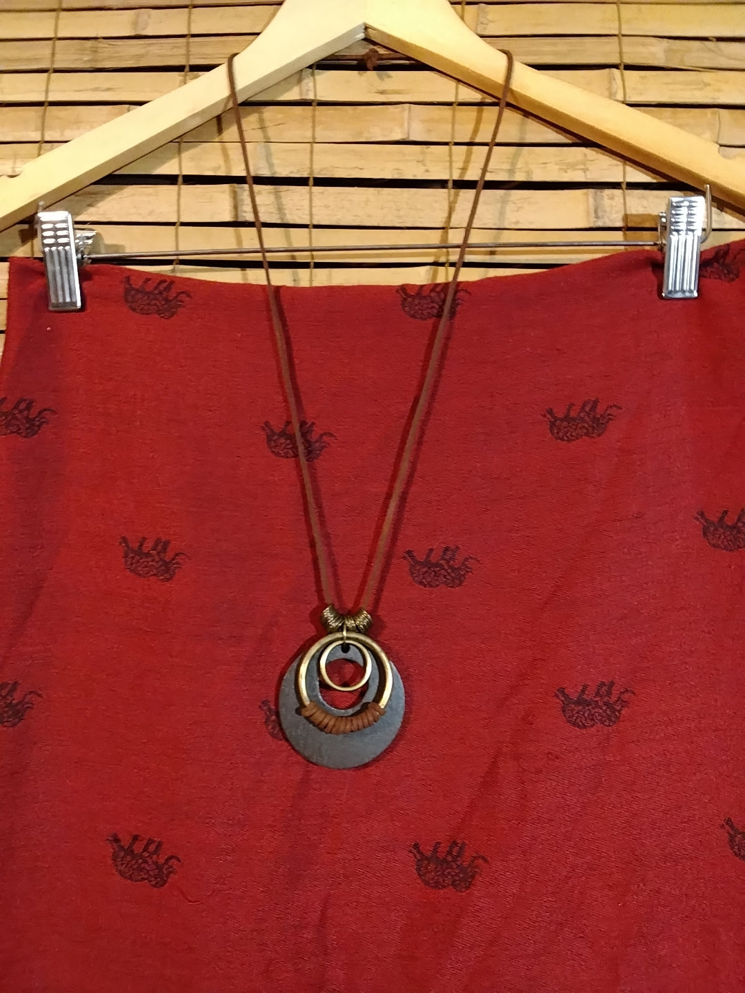 Multi ring necklace