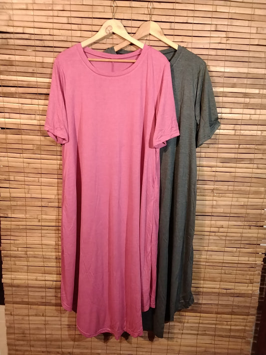 T Shirt Dress with Pockets