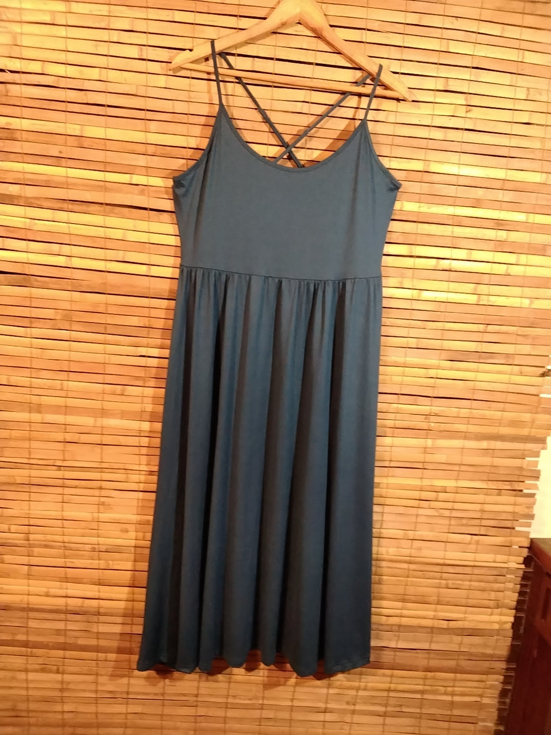Cross back dress