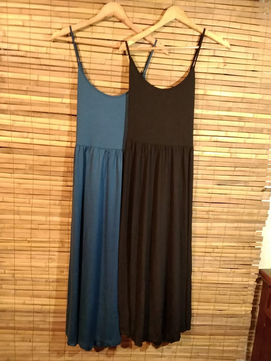 Cross back dress