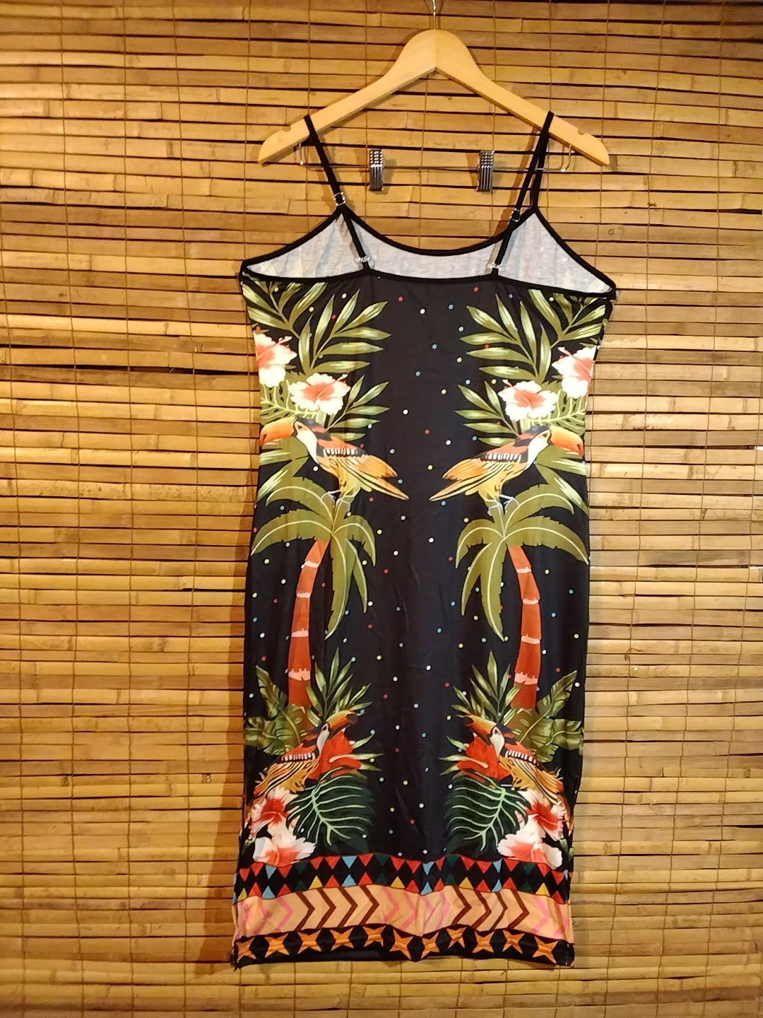 Colorful Tropical Tucan Dress