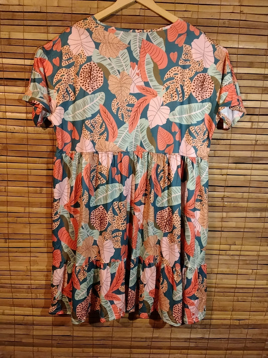 Montstera Leaf Dress