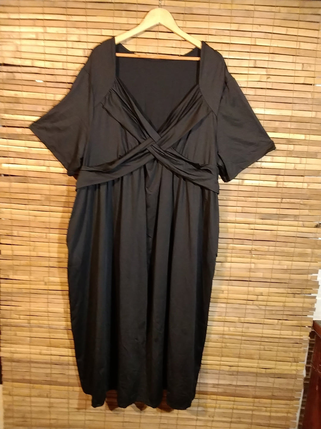 Criss Cross Neckline Dress