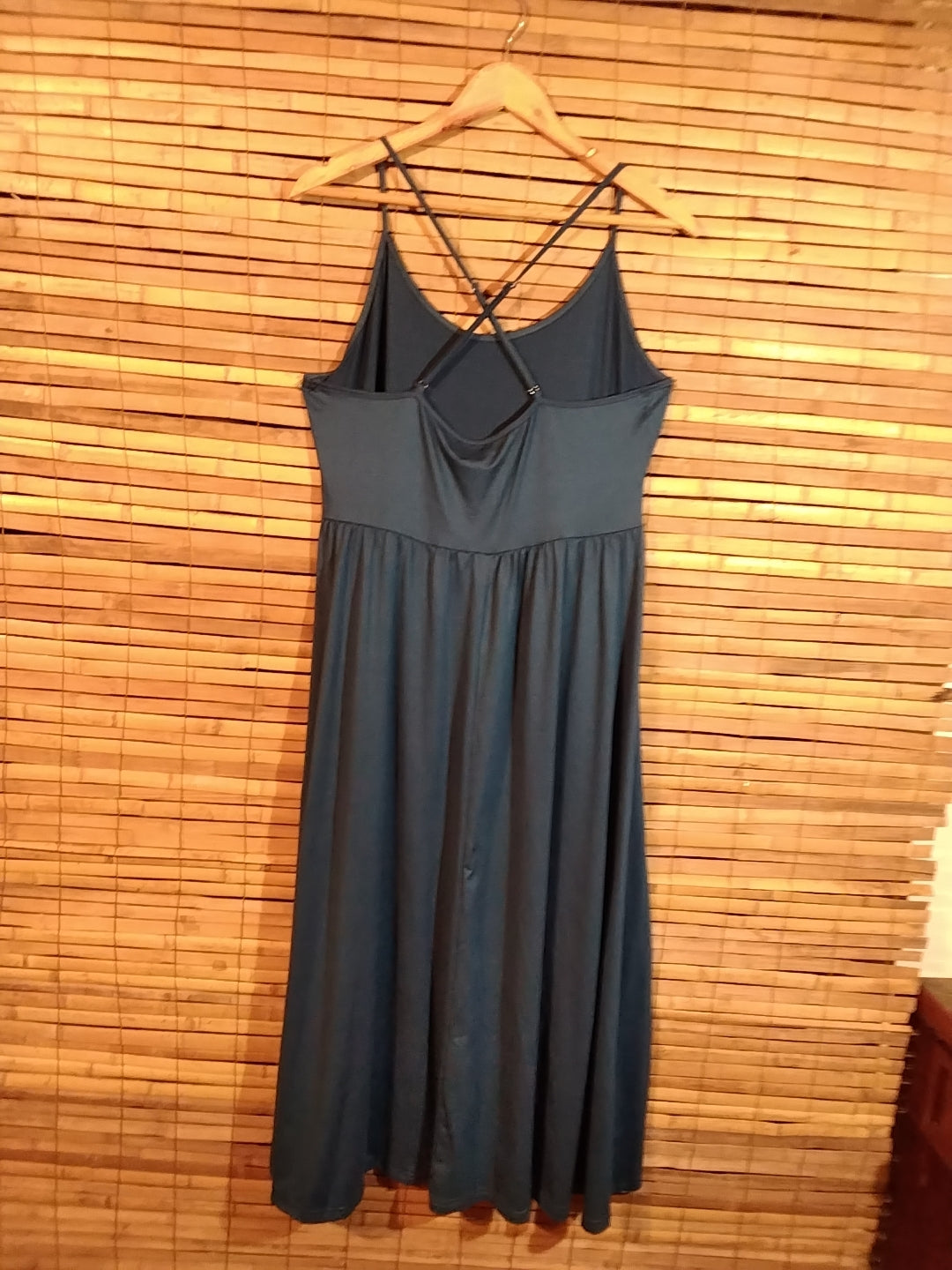 Cross back dress