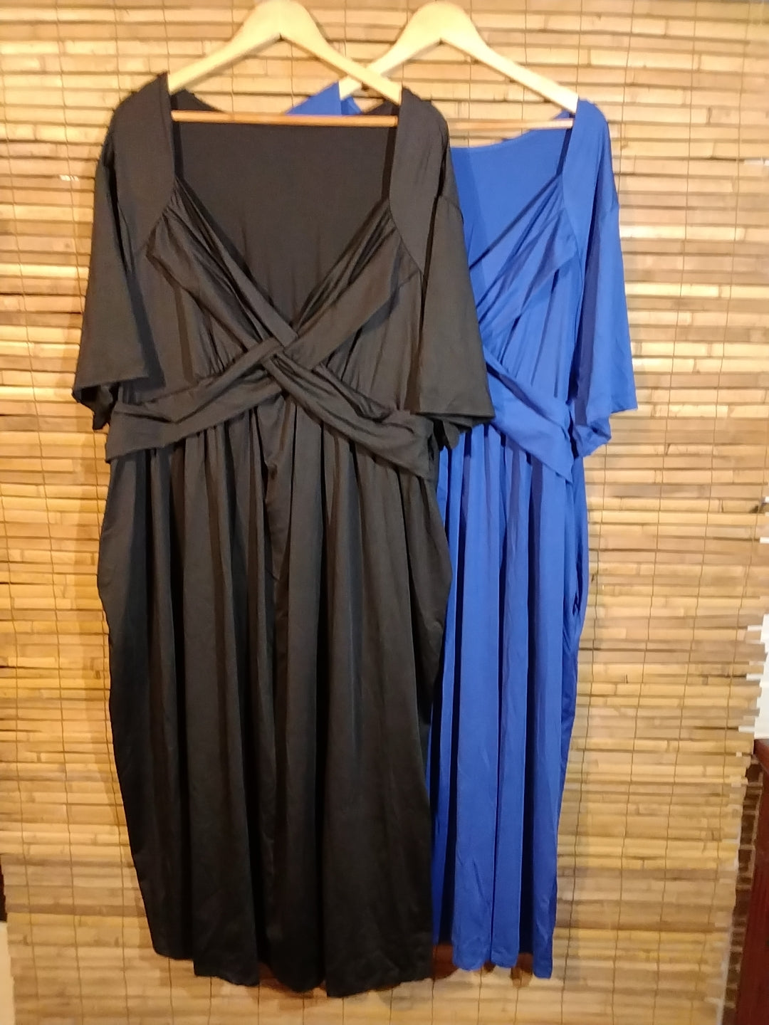 Criss Cross Neckline Dress